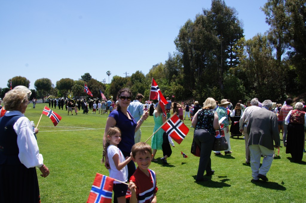 Parade time at Nansen Field