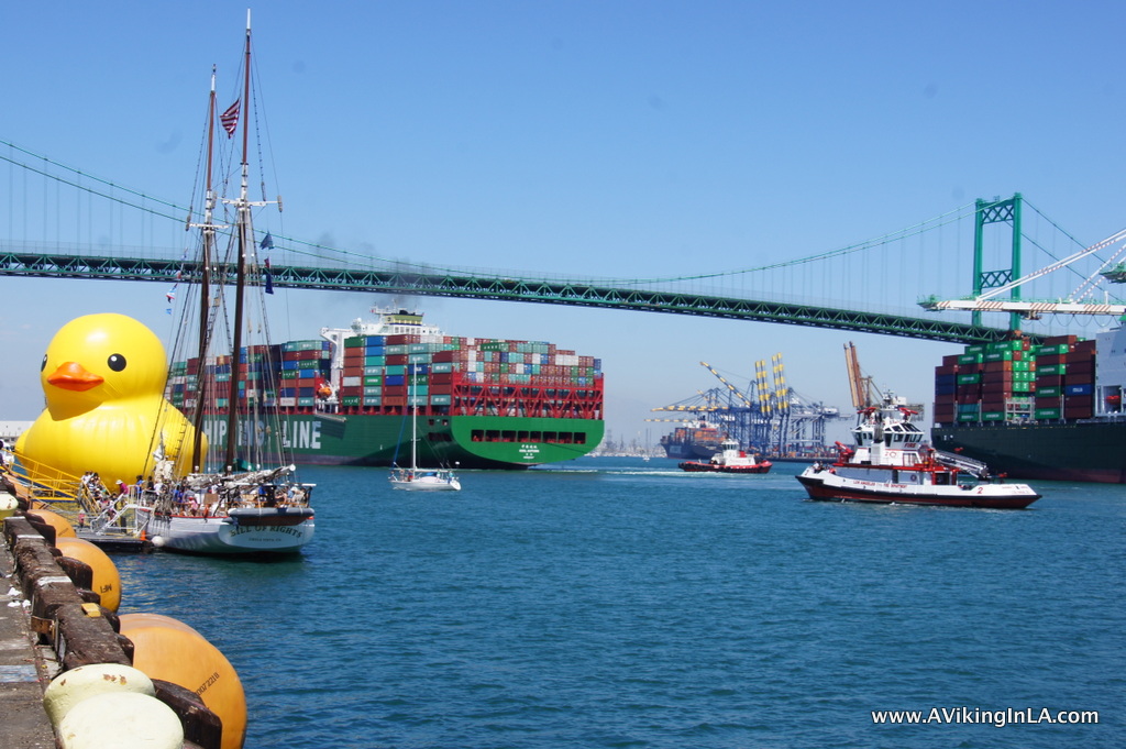 Tall Ships Festival LA Busy Port