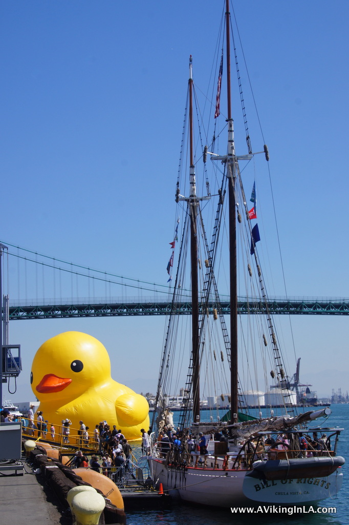 TallShips Festival LA Rubber Duck Welcome