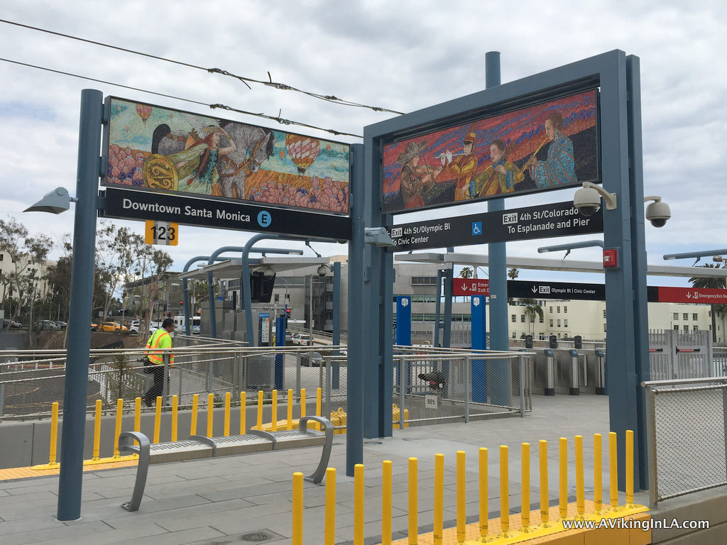 Downtown Santa Monica Station artwork